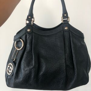 Authentic Gucci Sukey Leather Handbag